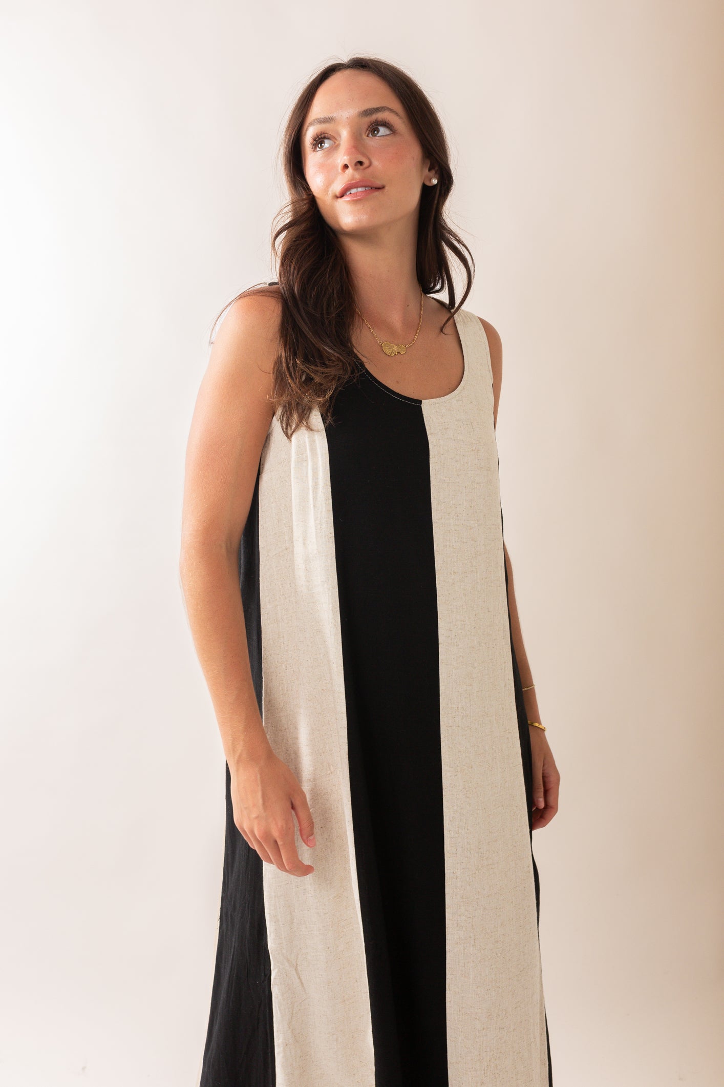 David Color Block Maxi Dress – II Brunettes